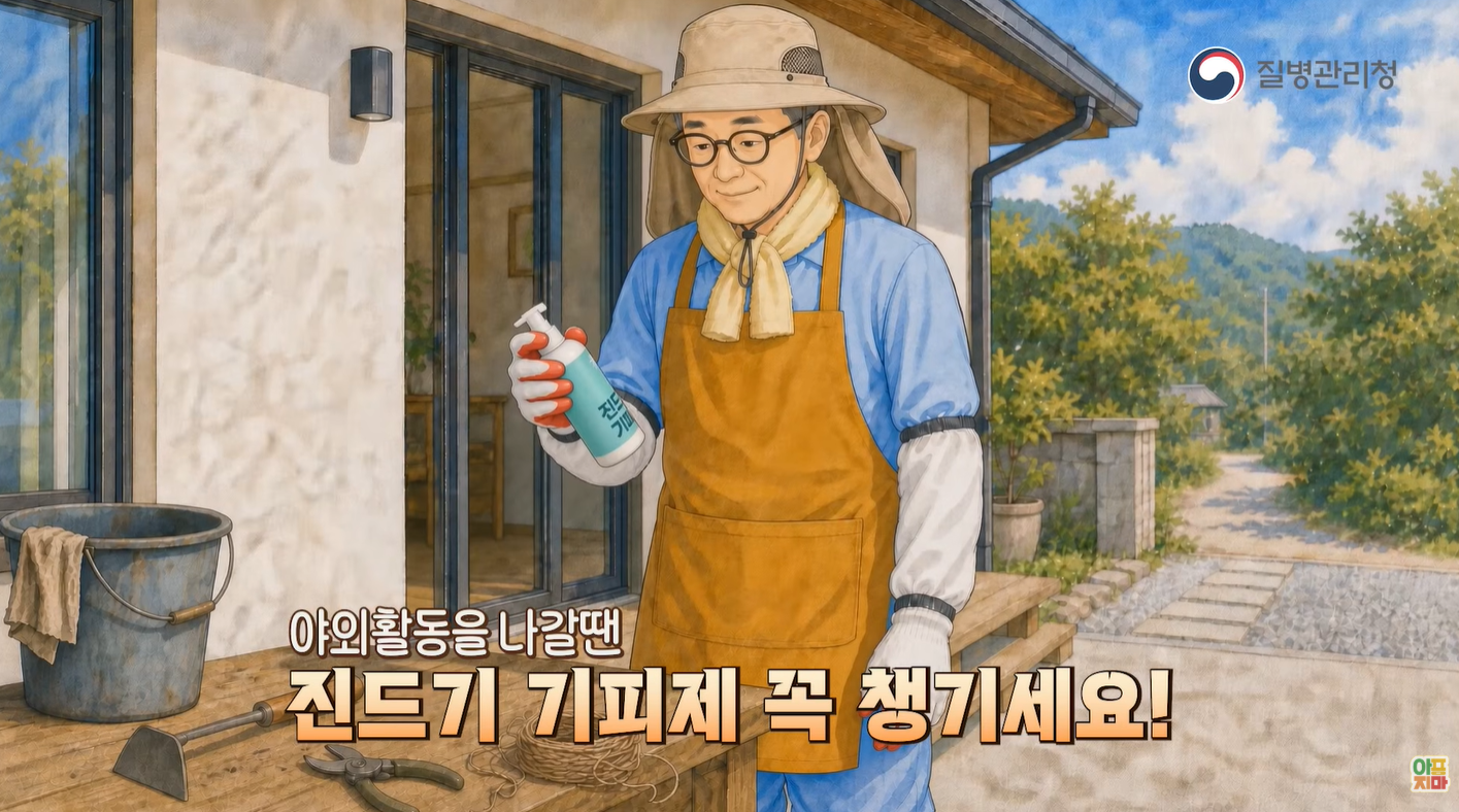 진드기 예방수칙 2. 기피제 사용하기